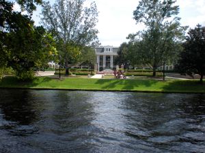 View across the river.