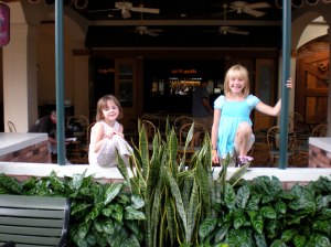 The size of the resort made it easy for family to get around.