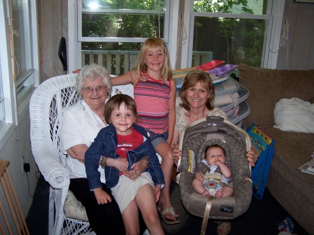The luckiest little girls to have a grandma and great-grandma